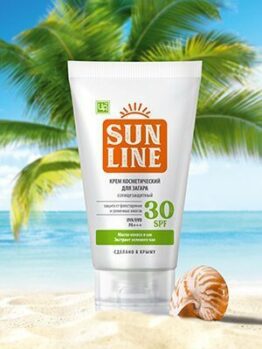 Крем косметический «SunLine» - Для загара SPF30